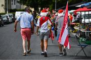 9 July 2017; Cork supporters make their way to the stadium before the Munster GAA Hurling Senior Championship Final match between Clare and Cork at Semple Stadium in Thurles, Co Tipperary. Photo by Brendan Moran/Sportsfile