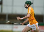 9 July 2017; Deaghlan Smith of Antrim in action  during the Electric Ireland Ulster GAA Hurling Minor Championship Final match between Antrim and Derry at Owenbeg in Co Derry. Photo by Oliver McVeigh/Sportsfile