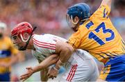 9 July 2017; Anthony Nash of Cork in action against Shane O'Donnell of Clare during the Munster GAA Hurling Senior Championship Final match between Clare and Cork at Semple Stadium in Thurles, Co Tipperary. Photo by Piaras Ó Mídheach/Sportsfile