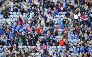 11 March 2012; Dublin supporters in the Cusack stand celebrate after Diarmuid Connolly scored his side's fourth goal. Supporters and Entertainment at Croke Park, Dublin. Picture credit: Dáire Brennan / SPORTSFILE