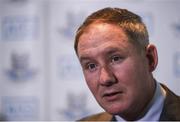 12 July 2017; Dublin manager Jim Gavin speaking during a press conference at the Gibson Hotel in Dublin. Photo by Seb Daly/Sportsfile