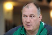 14 March 2012; Ireland Under-20 head coach Mike Ruddock at a press conference ahead of their side's RBS Under-20 Six Nations Championship game against England on Friday. Ireland Under-20 Rugby Squad Press Conference, Sandymount Hotel, Herbert Road, Dublin. Picture credit: Brian Lawless / SPORTSFILE