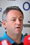 15 March 2012; Ireland kicking coach Mark Tainton speaking to the media during a press conference ahead of their RBS Six Nations Championship match against England on Saturday. Ireland Rugby Squad Press Conference, Carton House, Maynooth, Co. Kildare. Picture credit: Barry Cregg / SPORTSFILE