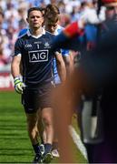 16 July 2017; Dublin captain Stephen Cluxton who made today made his 88th Senior Championship appearance, equalising the all-time record with Tomás Ó Sé and Marc Ó Sé of Kerry marches behind the Artane band ahead of the Leinster GAA Football Senior Championship Final match between Dublin and Kildare at Croke Park in Dublin. Photo by Ray McManus/Sportsfile