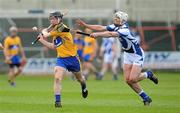 18 March 2012; Nicky O'Connell, Clare, in action against Michael McEvoy, Laois. Allianz Hurling League, Division 1B, Round 3, Laois v Clare, O'Moore Park, Portlaoise, Co. Laois. Picture credit: Diarmuid Greene / SPORTSFILE