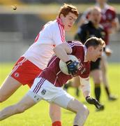 18 March 2012; Gary Sice, Galway, in action against Peter Harte, Tyrone. Allianz Football League, Division 2, Round 5, Galway v Tyrone, Tuam Stadium, Tuam, Co. Galway. Picture credit: Ray Ryan / SPORTSFILE