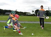 18 July 2017; Star of Wexford camogie Kate Kelly surprised youngsters taking part in one of the county’s most popular Kellogg’s GAA Cúl Camps with a visit to Glynn Barntown GAA Club, Killurin this week. Kate joined in what was an action-packed morning of activity and fun, teaching the children GAA skills, sharing great insider tips and promoting the importance of active play. More than 127,000 children took part in Kellogg’s GAA Cúl Camps last year. The camps are for children aged 6 – 13 years who can enjoy a week of on-the-pitch action learning new skills, making new friends, being active and having fun during the school holidays in July and August. Kellogg’s involvement with Cúl Camps stems from its commitment to promoting and encouraging physical activity. Educating children on the importance of nutrition to support active play is a key component of Cúl Camps and Kellogg’s believes in the power of breakfast to fuel activity both on and off the pitch. The camps are in full swing and surprise visits will take place across all provinces during the summer. For more information parents can log on to www.kelloggsculcamps.gaa.ie. Photo by Seb Daly/Sportsfile