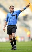 17 March 2012; Referee Rory Hickey. AIB GAA Football All-Ireland Senior Club Championship Final, Crossmaglen Rangers, Armagh, v Garrycastle, Westmeath. Croke Park, Dublin. Picture credit: Stephen McCarthy / SPORTSFILE