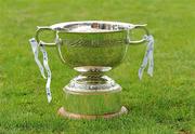 19 March 2012; General view of the new MacRory Cup. MacRory Cup Final, St. Patrick’s, Maghera v St. Michael’s, Enniskillen, Bessbrook, Morgan Athletic Grounds, Armagh. Picture credit: Oliver McVeigh / SPORTSFILE