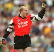 21 July 2002; James Curran of Sligo during the All-Ireland Senior Football Championship Qualifier Round 4 match between Sligo and Tyrone at Croke Park in Dublin. Photo by Ray McManus/Sportsfile