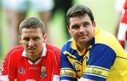 21 July 2002; Dejected Tipperary players Declan Browne, left, and Philly Ryan after the Bank of Ireland Munster Football Final Replay match between Cork and Tipperary at Páirc Uí Chaoimh in Cork. Photo by Brendan Moran/Sportsfile