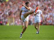 16 July 2017; Tiernan McCann of Tyrone  during the Ulster GAA Football Senior Championship Final match between Tyrone and Down at St Tiernach's Park in Clones, Co. Monaghan. Photo by Oliver McVeigh/Sportsfile