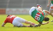 25 March 2012; Colm Boyle, Mayo, in action against Ray Carey, Cork. Allianz Football League Division 1, Round 6, Mayo v Cork, McHale Park, Castlebar, Co. Mayo. Picture credit: Pat Murphy / SPORTSFILE