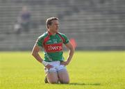 25 March 2012; Andy Moran, Mayo, shows his disappointment after the game. Allianz Football League Division 1, Round 6, Mayo v Cork, McHale Park, Castlebar, Co. Mayo. Picture credit: Pat Murphy / SPORTSFILE