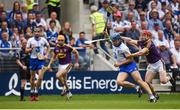 23 July 2017;  Michael Walsh of Waterford in action against Willie Devereux of Wexford during the GAA Hurling All-Ireland Senior Championship Quarter-Final match between Wexford and Waterford at Páirc Uí Chaoimh in Cork. Photo by Cody Glenn/Sportsfile