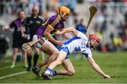 23 July 2017; Tadhg de Búrca of Waterford in action against Podge Doran of Wexford during the GAA Hurling All-Ireland Senior Championship Quarter-Final match between Wexford and Waterford at Páirc Uí Chaoimh in Cork. Photo by Stephen McCarthy/Sportsfile