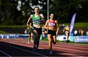 23 July 2017; Niamh Malone of Monaghan Pheonix AC, Co Monaghan, competing in the Womens 110m Hurdles during the Irish Life Health National Senior Track & Field Championships – Day 2 at Morton Stadium in Santry, Co. Dublin. Photo by Sam Barnes/Sportsfile