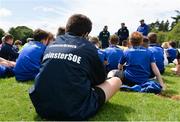 26 July 2017; A general view during a Q and A session with Leinster academy players Ian Fitzpatrick and Charlie Rock, at the Bank of Ireland Leinster Rugby School of Excellence at The King's Hospital in Dublin. Photo by Sam Barnes/Sportsfile