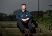 30 March 2012; Dublin's Barry Cahill after a press conference ahead of their Allianz Football League, Division 1, Round 2, refixtured game against Mayo on Saturday. Dublin Football Squad Press Conference, St Clare's, DCU, Ballymun, Dublin. Picture credit: David Maher / SPORTSFILE