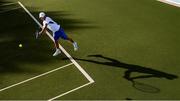 28 July 2017; Sam Bothwell of Ireland during the mens doubles final between Harry Bourchier & Daniel Nolan of Australia and Sam Bothwell of Ireland & Edward Bourchier of Australia during the AIG Irish Open Tennis Championships at Fitzwilliam Lawn Tennis Club in Dublin. Photo by Stephen McCarthy/Sportsfile