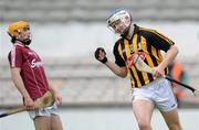 1 April 2012; T.J. Reid, Kilkenny, celebrates scoring his side's second goal. Allianz Hurling League Division 1A, Round 5, Kilkenny v Galway, Nowlan Park, Kilkenny. Picture credit: Brian Lawless / SPORTSFILE