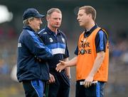 1 April 2012; Waterford manager Michael Ryan, left, with selector's Sean Cullinane, centre, and Ken McGrath before the game against Dublin. Allianz Hurling League Division 1A, Round 5, Waterford v Dublin, Fraher Field, Dungarvan, Co. Waterford. Picture credit: Matt Browne / SPORTSFILE