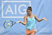 29 July 2017; Jodie Burrage of England in action against Sinead Lohan of Ireland during Women's Singles final match at the AIG Irish Open Tennis Championships at Fitzwilliam Lawn Tennis Club, in Winton Road, Ranelagh, Dublin. Photo by Matt Browne/Sportsfile