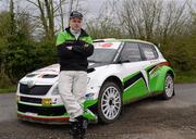 4 April 2012; Skoda Ireland today announced that it is to sponsor talented rally driver Robert Barrable and his team Robert Barrable Rally Team as he prepares to take part in this weekend’s Circuit of Ireland rally. A native of Swords, Barrable is a former Billy Coleman Award winner and 2010 British and Irish Citroen Racing Trophy Champion. In attendance at the announcement is Robert Barrable with the Skoda Fabia S2000. Moybridge, Monaghan. Picture credit: Barry Cregg / SPORTSFILE