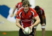 3 April 2012; Ulster's Andrew Trimble in action during squad training ahead of their Heineken Cup Quarter-Final game against Munster on Sunday. Ulster Rugby Squad Training, University of Ulster, Jordanstown, Co. Antrim. Photo by Sportsfile