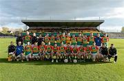 14 April 2012; The Carlow squad. Leinster GAA Football Minor Championship First Round, Carlow v Dublin, Dr. Cullen Park, Carlow. Picture credit: Matt Browne / SPORTSFILE
