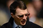 15 April 2012; Trainer Aidan O'Brien who sent out Furner's Green to win the Leopardstown 2,000 Guineas Trial Stakes. Leopardstown Racecourse, Leopardstown, Co. Dublin. Picture credit: Barry Cregg / SPORTSFILE