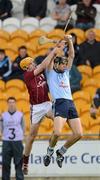 15 April 2012; Danny Sutcliffe, Dublin, in action against Johnny Coen, Galway. Allianz Hurling League Division 1A Relegtion Play-off, Galway v Dublin, O'Connor Park, Tullamore, Co. Offaly. Photo by Sportsfile