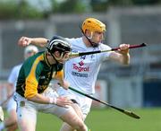 15 April 2012; Tony Murphy, Kildare, in action against Damien Healy, Meath. Allianz Hurling League Division 2B Final, Kildare v Meath, Parnell Park, Dublin. Picture credit: Ray Lohan / SPORTSFILE