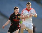 15 April 2012; Ray Carey, Cork, in action against Ben O'Reilly, Down. Allianz Football League Division 1 Semi-Final, Cork v Down, Croke Park, Dublin. Picture credit: Ray McManus / SPORTSFILE