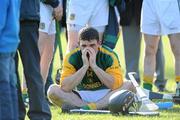 15 April 2012; Derek Ronan, Meath, shows his disappointment after the final whistle. Allianz Hurling League Division 2B Final, Kildare v Meath, Parnell Park, Dublin. Picture credit: Ray Lohan / SPORTSFILE