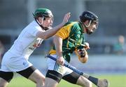 15 April 2012; Derek Doran, Meath, in action against Richie Hoban, Kildare. Allianz Hurling League Division 2B Final, Kildare v Meath, Parnell Park, Dublin. Picture credit: Ray Lohan / SPORTSFILE