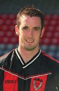 10 August 2002; Fergal Harkin during a Bohemians squad portrait session at Dalymount Park in Dublin. Photo by David Maher/SPORTSFILE