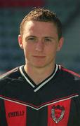 10 August 2002; Gary O'Neill during a Bohemians squad portrait session at Dalymount Park in Dublin. Photo by David Maher/SPORTSFILE