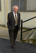 18 April 2012; Meath County Board chairman Barney Allen arrives for the Meath County Board Meeting. Arus Tailteann, Pairc Tailteann, Navan, Co. Meath. Photo by Sportsfile