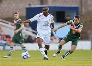 20 April 2012; Joseph Ndo, Sligo Rovers, in action against Shane Duggan, Cork City. Airtricity League Premier Division, Cork City v Sligo Rovers, Turners Cross, Cork. Picture credit: Matt Browne / SPORTSFILE