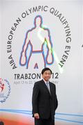 21 April 2012; Dr Ching Kuo Wu, AIBA President. AIBA European Olympic Boxing Qualifying Championships, Hayri Gür Arena, Trabzon, Turkey. Picture credit: David Maher / SPORTSFILE