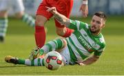 7 August 2017; Brandon Miele of Shamrock Rovers during the EA Sports Cup semi-final match between Shamrock Rovers and Cork City at Tallaght Stadium, in Dublin.  Photo by Piaras Ó Mídheach/Sportsfile