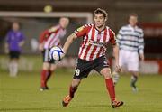 16 April 2012; David McDaid, Derry City. Setanta Sports Cup Semi-Final, First Leg, Shamrock Rovers v Derry City, Tallaght Stadium, Tallaght, Co. Dublin. Picture credit: Stephen McCarthy / SPORTSFILE