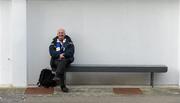 20 April 2012; Leinster supporter Cliff Hutchinson, from Templeouge, Dublin, awaits the start of the game. Celtic League, Ulster v Leinster, Ravenhill Park, Belfast, Co. Antrim. Picture credit: Stephen McCarthy / SPORTSFILE