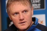 27 April 2012; Leinster head coach Joe Schmidt during a press conference ahead of their Heineken Cup Semi-Final against ASM Clermont Auvergne on Sunday. Leinster Rugby Press Conference, David Lloyd Riverview, Clonskeagh, Dublin. Picture credit: Brian Lawless / SPORTSFILE