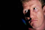 27 April 2012; Leinster's Leo Cullen during a press conference ahead of their Heineken Cup Semi-Final against ASM Clermont Auvergne on Sunday. Leinster Rugby Press Conference, David Lloyd Riverview, Clonskeagh, Dublin. Picture credit: Brian Lawless / SPORTSFILE