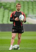 27 April 2012; Ulster's Paul Marshall during the rugby kickers visit to the Aviva Stadium ahead of their Heineken Cup Semi-Final against Edinburgh on Saturday. Ulster Rugby Kickers visit Aviva Stadium, Lansdowne Road, Dublin. Picture credit: Oliver McVeigh / SPORTSFILE