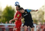 27 April 2012; Ger O'Brien, St Patrick's Athletic, in action against Ross Gaynor, Sligo Rovers. Airtricity League Premier Division, Sligo Rovers v St Patrick's Athletic, The Showgrounds, Sligo. Picture credit: David Maher / SPORTSFILE