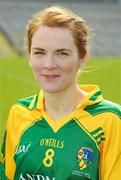 29 April 2012; Leitrim captain Sinead Fowley. Bord Gáis Energy Ladies National Football League, Division 3 Semi-Final, Down v Leitrim, Clones, Co. Monaghan. Photo by Sportsfile