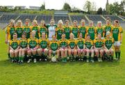 29 April 2012; The Leitrim squad. Bord Gáis Energy Ladies National Football League, Division 3 Semi-Final, Down v Leitrim, Clones, Co. Monaghan. Photo by Sportsfile